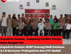 Kapolres Natuna Tampung Curhat Warga Desa Sungai Ulu