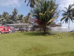 Lanud RSA Gelar Simulasi Latihan Pemadam Kebakaran