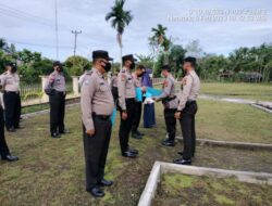 Kapolsek Rangsang Beri Reward kepada Personel Berprestasi