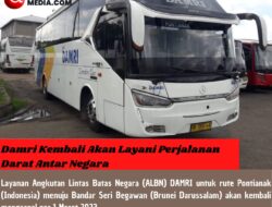 Damri Kembali Akan Layani Perjalanan Darat Antar Negara