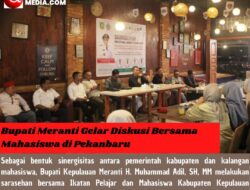 Bupati Meranti Gelar Diskusi Bersama Mahasiswa di Pekanbaru