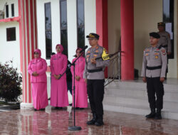 Kapolres Natuna, Pimpin Upacara Penyambutan Personil Bintara Remaja