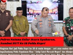 Polres Natuna Gelar Acara Syukuran, Sambut HUT Ke 18 Polda Kepri