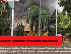 Kantor Walikota Pekanbaru Kebakaran