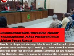 Divonis Bebas Oleh Pengadilan Tipikor Tanjungpinang, Jaksa Penuntut Umum Ajukan Upaya Kasasi