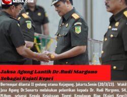 Jaksa Agung Lantik Dr.Rudi Margono Sebagai Kajati Kepri