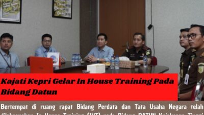 Kajati Kepri Gelar In House Training Pada Bidang Datun
