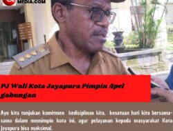 PJ Wali Kota Jayapura Pimpin Apel gabungan