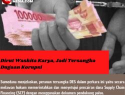 Dirut Waskita Karya, Jadi Tersangka Dugaan Korupsi