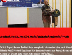 Rodial Huda, Hadiri Halal Bihalal Milenial Wak