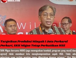 Targetkan Produksi Minyak 1 Juta Perbarel Perhari, SKK Migas Tetap Perhatikan HSE