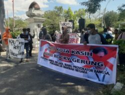 Garda Triple X Flobamora Gelar Aksi Pernyataan Sikap, Meminta Rocky Gerung Ditangkap