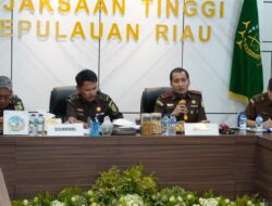 Sekertaris Jaksa Agung Muda Pengawasan Kejaksaan Agung RI, Supervisi Ke Wilayah Kajati Kepri