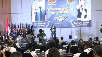 Wagub NTT Dan Kapolda Hadiri Pelantikan Pengcab HDCI Kupang