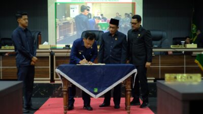 DPRD Gelar Rapat Paripurna Penyampaian Nota Keuangan Oleh Bupati Terkait RAPBD Perubahan 2023