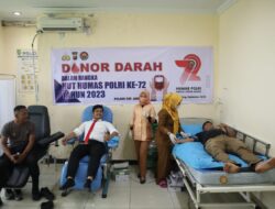 Peringati Hari Humas Polri ke-72, Polres Meranti Gelar Donor Darah