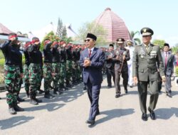 Memperingati HUT TNI ke – 78, PJ Gubernur NTT Mengajak TNI Mengawal Kesuksesan Pemilu 2024