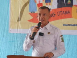 Kunker di Kecamatan Pulau Panjang, Rodia Huda Hadiri Peringatan Hari Guru
