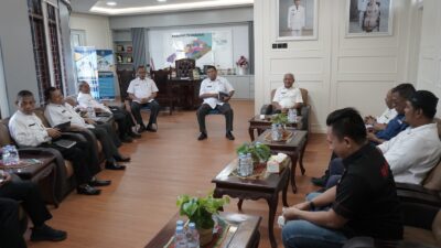 Lakukan Audiensi, Ketua KONI Haris, ST Harapkan Kehadiran Bupati Asahan Saat Musorkap