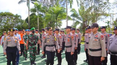Polres Natuna Gelar Apel Pasukan Lilin Seligi 2023