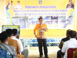 Jemaja Beruntung, Pemerintah Telah Membangun Pelabuhan Pengumpan Regional Kuala Maras, Diresmikan Oleh Gubernur Kepri
