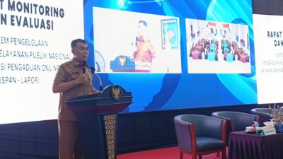 Bupati Natuna Gelar Rapat Monitoring dan Evaluasi Sistem SP4N-Lapor