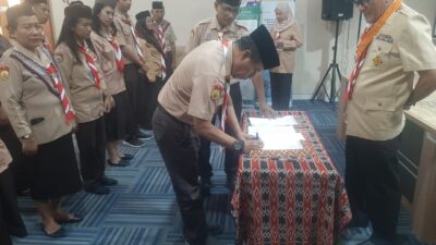 Pelantikan Pengurus Saka POM Kwartir Cabang Gerakan Pramuka Kota Kupang