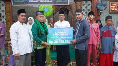 Safari Ramadan di Kecamatan Merbau, Asmar: Pembangunan Jalan Akan Kami Prioritaskan