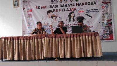 JMSI Kepri Bersama Polda Kepri Lakukan Sosialisasi Bahaya Narkoba di SMAN 4. Tanjungpinang