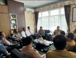 Kapolsek Sungai Beduk Adakan Silahturahmi dengan Camat untuk Ciptakan Pilkada 2024 yang Aman
