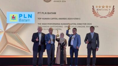 PLN Batam Raih Penghargaan Bergengsi TOP Human Capital Awards 2024