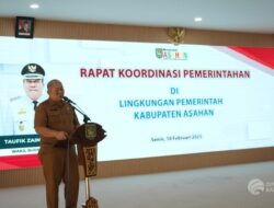 Bupati Asahan Pimpin Rakorpem Bulan Februari 2025, Ajak ASN Tingkatkan Loyalitas dan Dedikasi