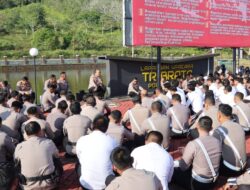 Kapolres Lingga Tekankan Nilai Tanggung Jawab dan Rasa Syukur Sebagai Pilar Pengabdian Polri