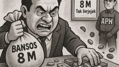 Uang Rakyat Digasak,  Bansos 8 M Tak Berjejak