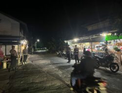 Polsek Serasan Hadir di Tengah Warga, Ciptakan Rasa Aman Lewat Patroli Humanis
