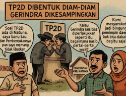 TP2D  di Bentuk Diam-Diam, Gerindra  Dikesampingkan