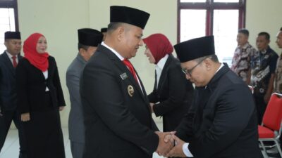 Dua Pejabat Disdukcapil Asahan Resmi Bertugas Usai Dilantik Wabup