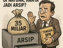 Jangan Biarkan 35 Milyar Temuan BPK Natuna, Menguap Begitu Saja