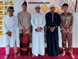 Langka, Bupati & Camat Bintan Timur Seirama Jadi Khatib Idul Adha