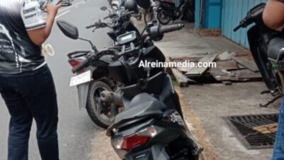 Takut Dilacak, Pelaku Penikam Wanita Tinggalkan Motor di Pasar Berdikari