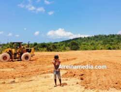Penimbunan di Jalan Nusantara KM 20 Gunung Lengkuas Terindikasi Sengketa Lahan