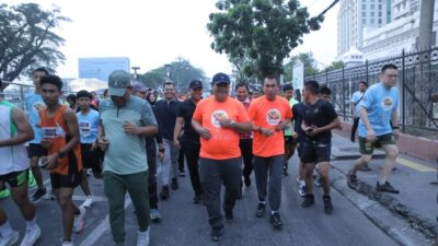 Bupati Asahan Ikuti Bukit Barisan Fun Run 5K