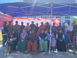 Sinergi Instansi, Bakti Sosial Digelar di Pulau Laut