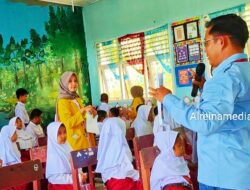 KKN STISIPOL Raja Haji Ajak Siswa SDN 9 Lingga Hindari 3 Perilaku Berbahaya
