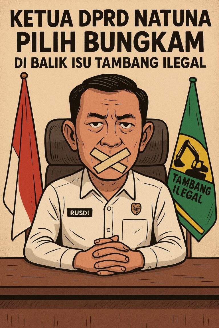 Ketua DPRD Natuna Pilih Bungkam di Balik Isu Tambang Ilegal