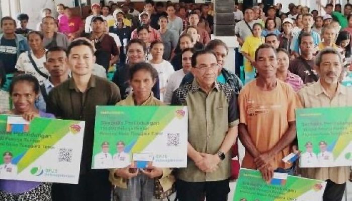 BPJS Ketenagakerjaan Resmi Lindungi 377 Pekerja Rentan di Oebobo