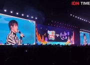 Menjelang Kembalinya Grup, Suho Tampilkan Medley Lagu EXO di PIK 2 Jakarta