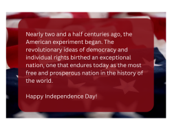When the President Longs for Home, Independence Day Follows