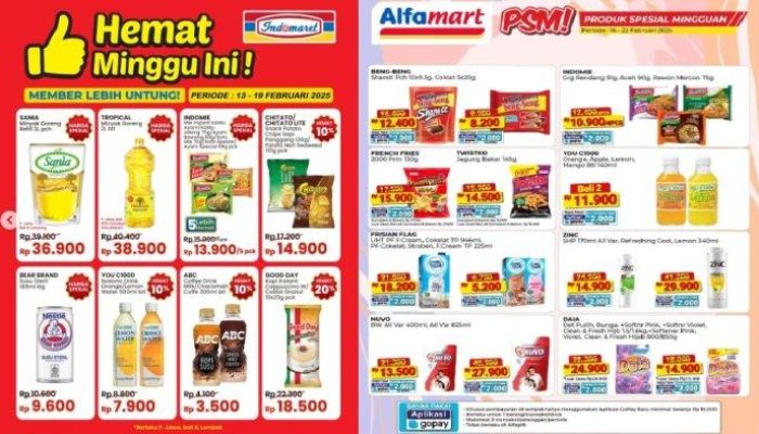 Katalog Promo Alfamart dan Indomaret Hari Ini, Minyak Goreng Tersedia