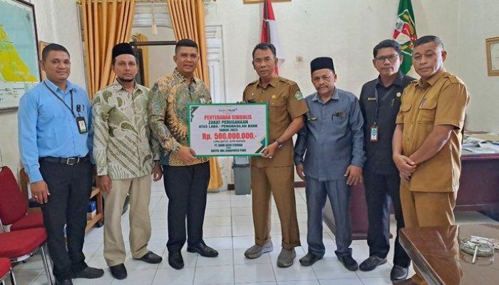 Bank Aceh Salurkan Zakat Perusahaan Rp500 Juta di Agara, Bupati Apresiasi